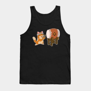 Taiko drum neko Tank Top